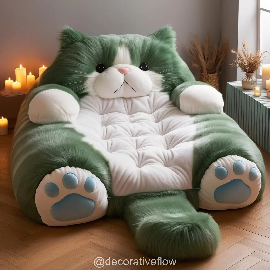 Transform Your Space with the Adorable Charm of a Giant Cat Bed