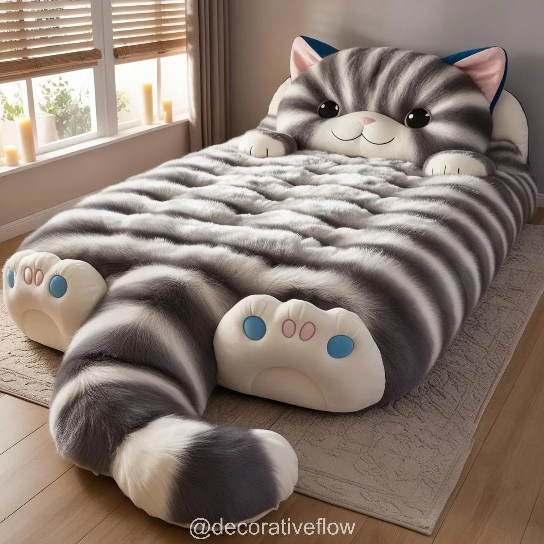 Transform Your Space with the Adorable Charm of a Giant Cat Bed