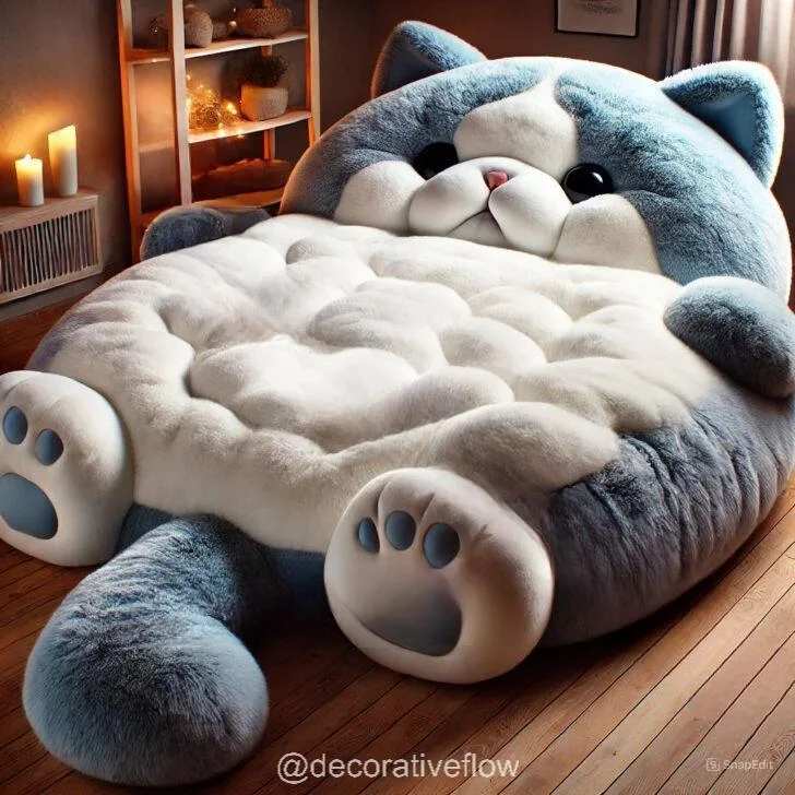 Transform Your Space with the Adorable Charm of a Giant Cat Bed