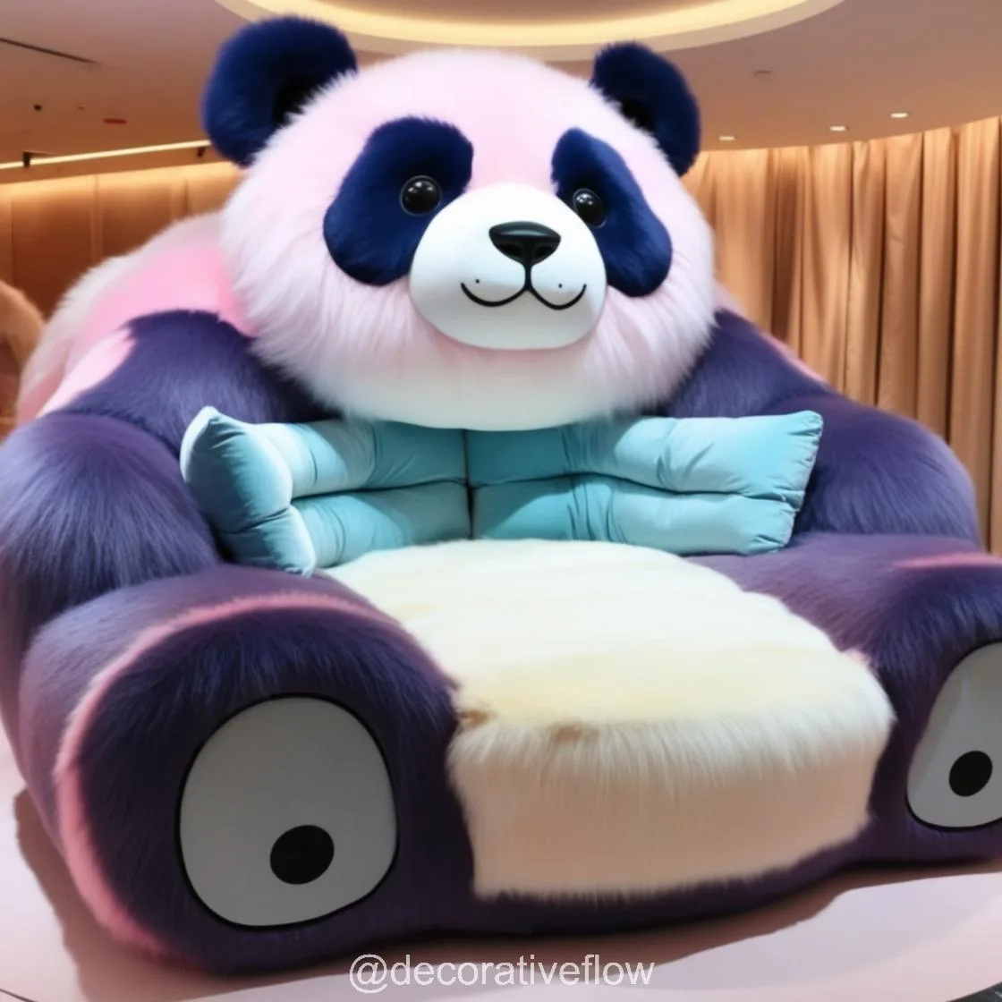 Relax in Style: Discover the Cozy Comfort of Giant Panda Loungers