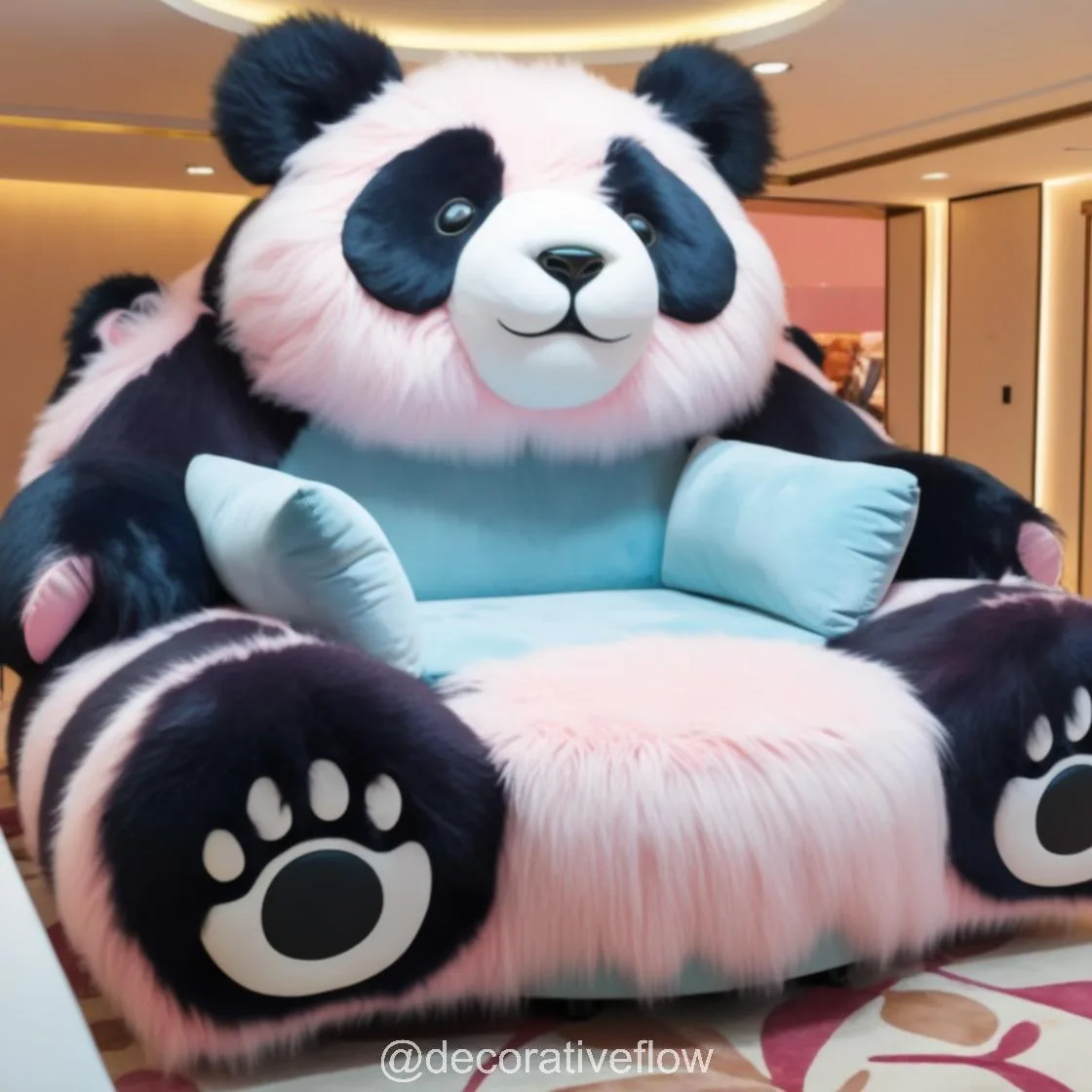 Relax in Style: Discover the Cozy Comfort of Giant Panda Loungers