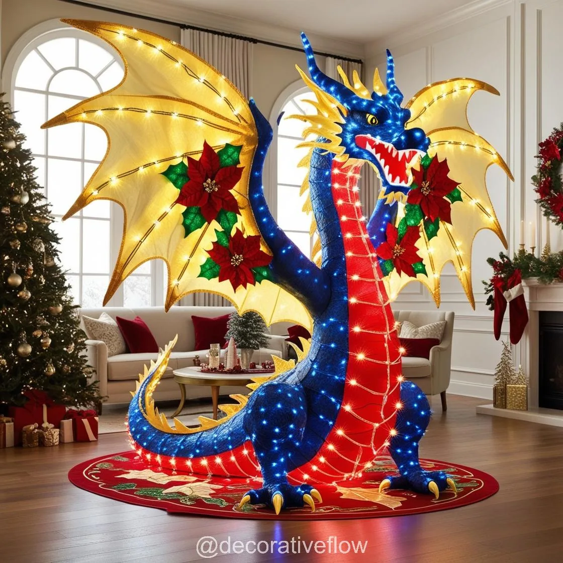 Bring Mythical Magic Home with Lighting Dragon Decor for Christmas