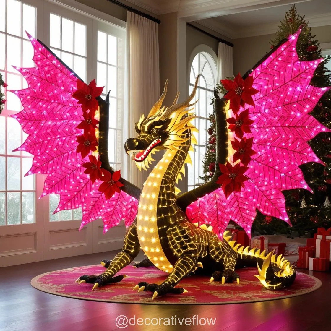 Bring Mythical Magic Home with Lighting Dragon Decor for Christmas