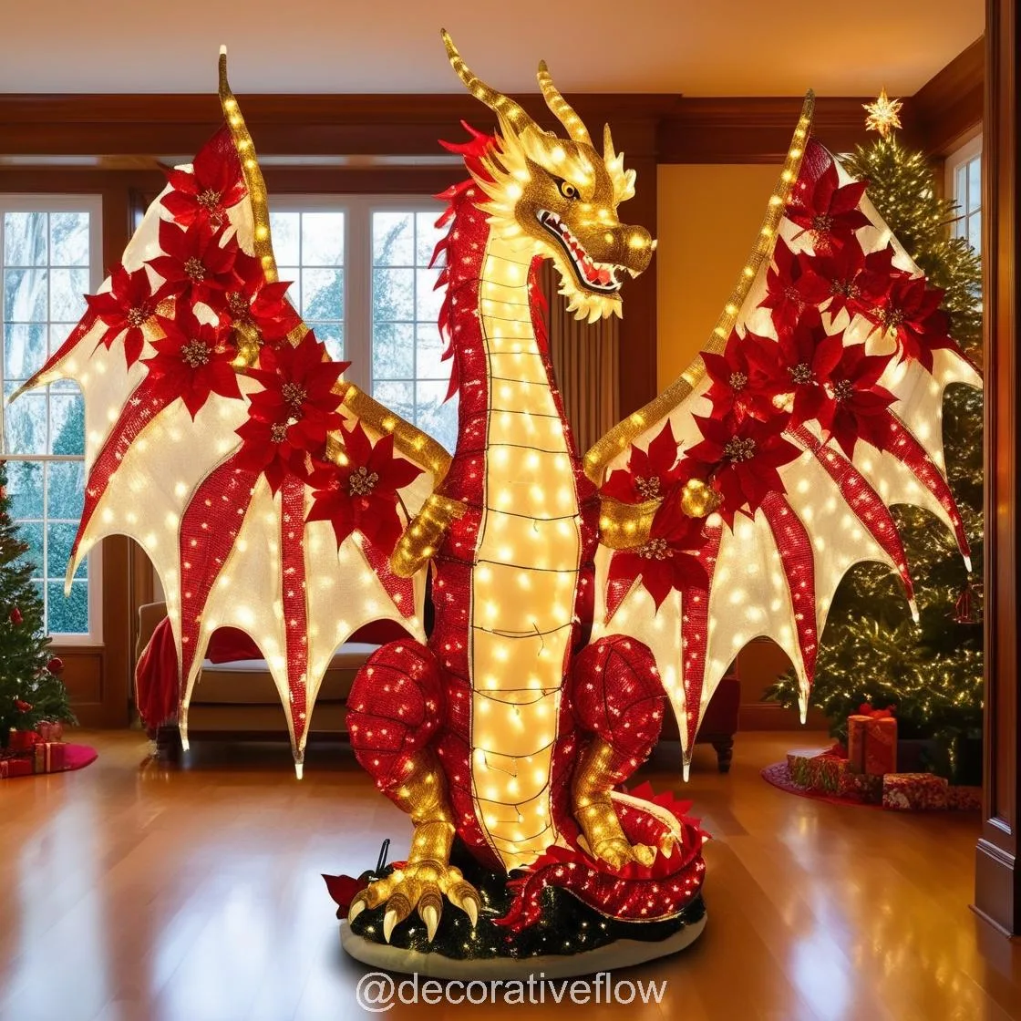 Bring Mythical Magic Home with Lighting Dragon Decor for Christmas