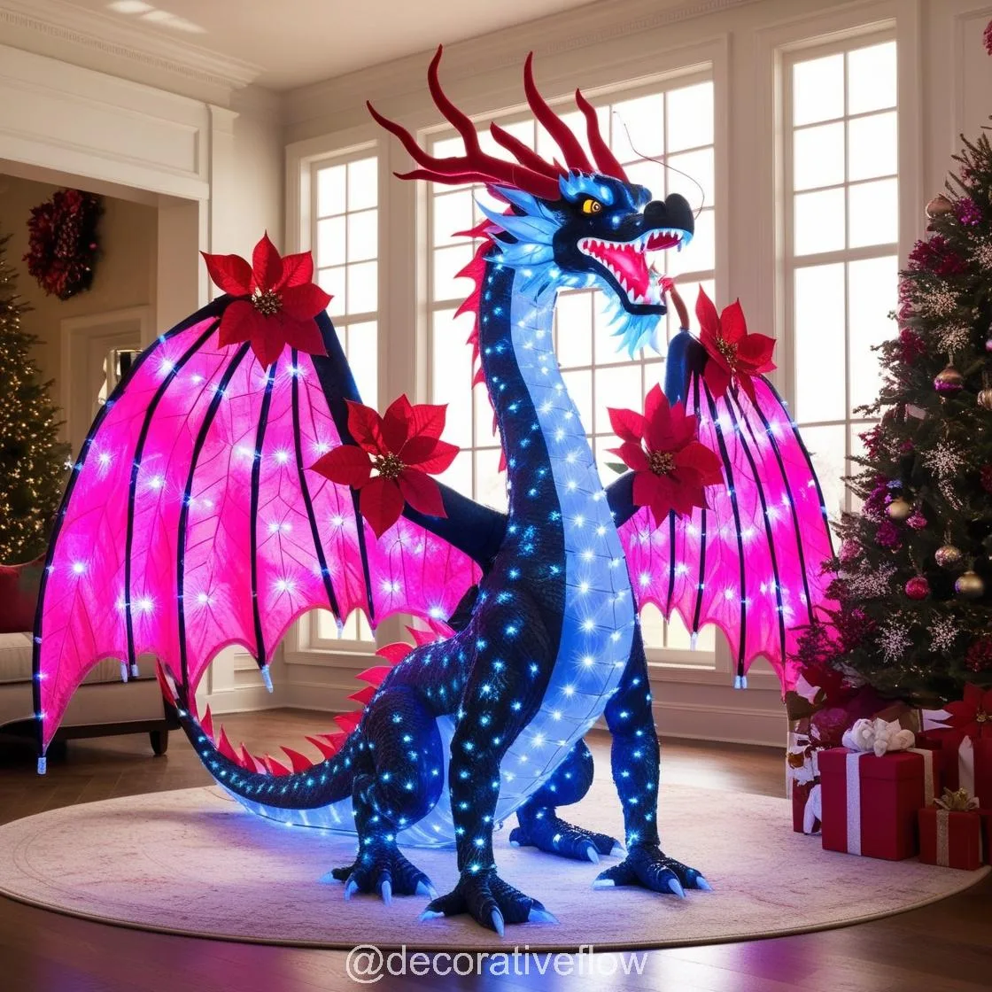 Bring Mythical Magic Home with Lighting Dragon Decor for Christmas