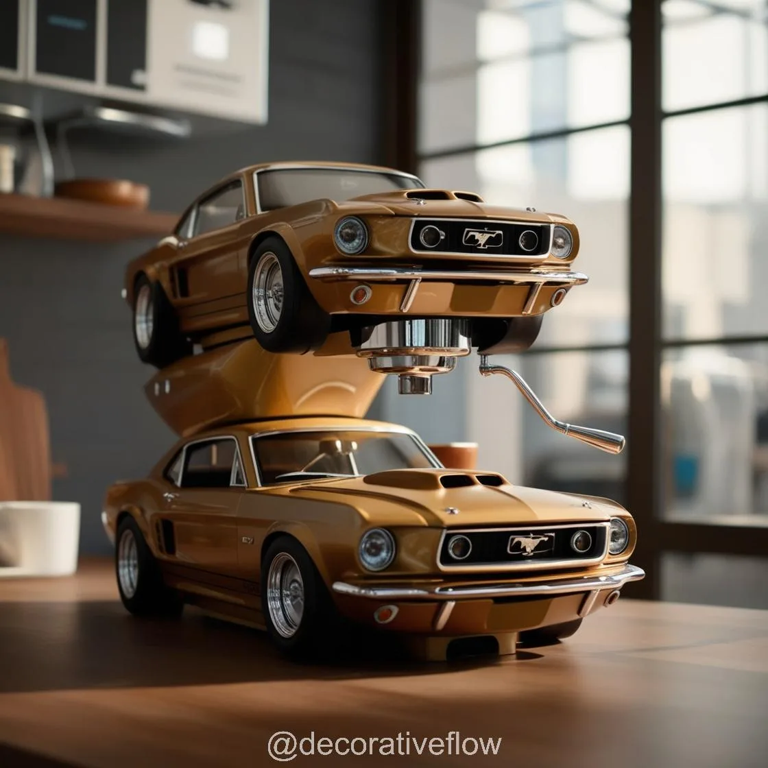 Start Your Day in High Gear with the Mustang Inspired Coffee Maker