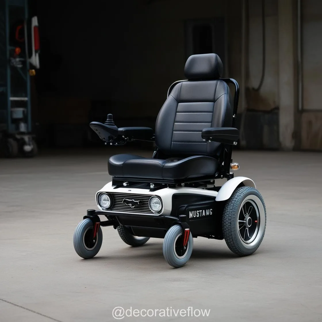 Mustang Inspired Electric Wheelchair: Redefining Mobility with Iconic Style and Power