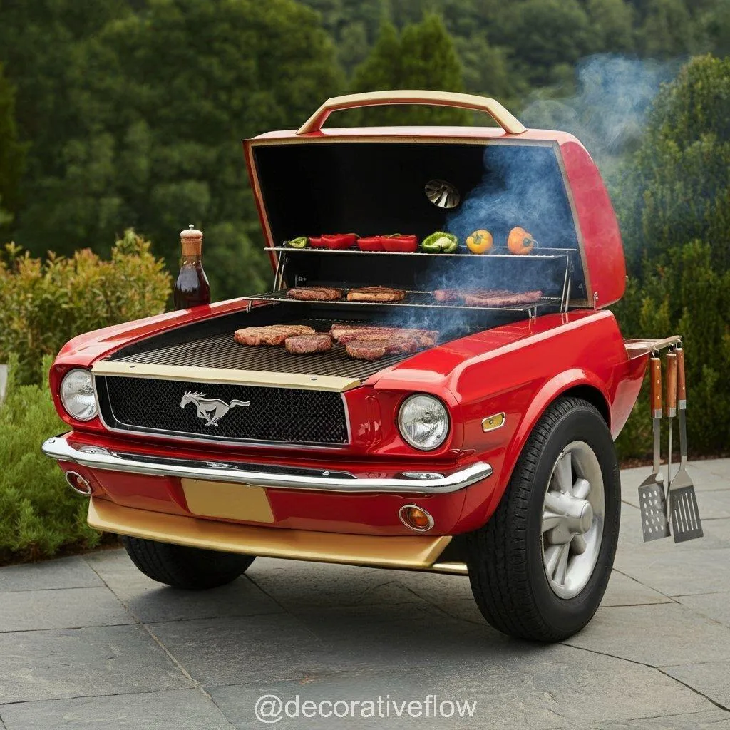 Grill with Power: Unleash the Mustang Inspired Grill for Your Ultimate Cookout