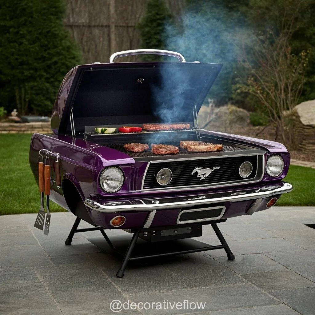 Grill with Power: Unleash the Mustang Inspired Grill for Your Ultimate Cookout