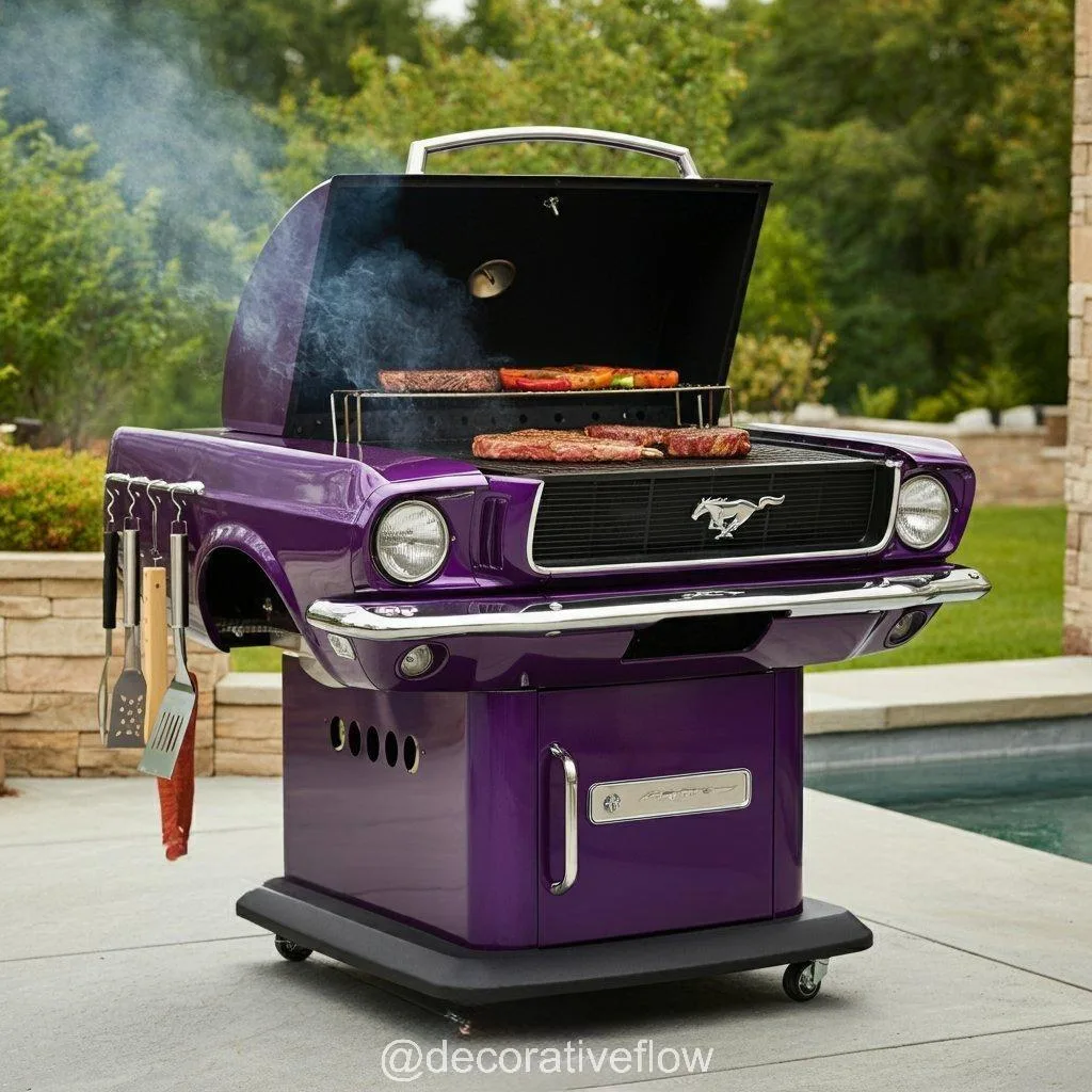 Grill with Power: Unleash the Mustang Inspired Grill for Your Ultimate Cookout