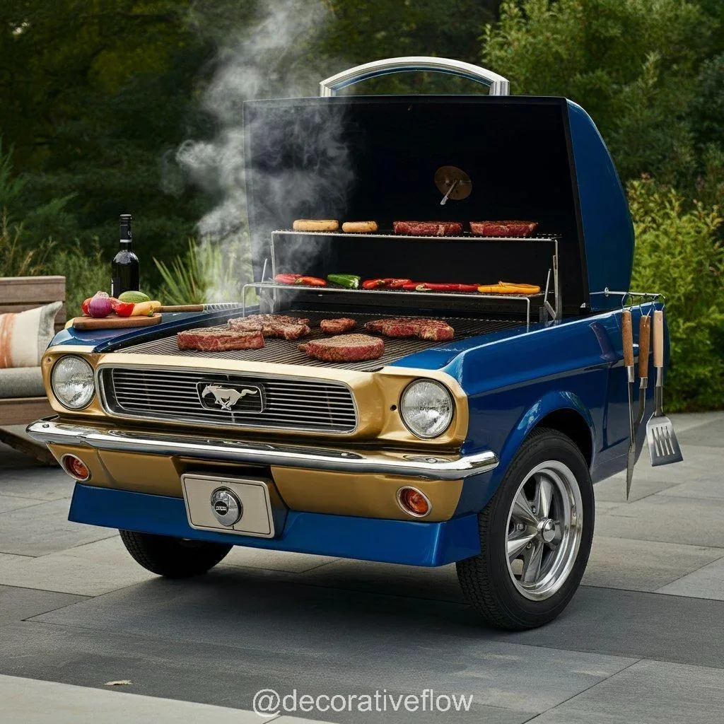 Grill with Power: Unleash the Mustang Inspired Grill for Your Ultimate Cookout