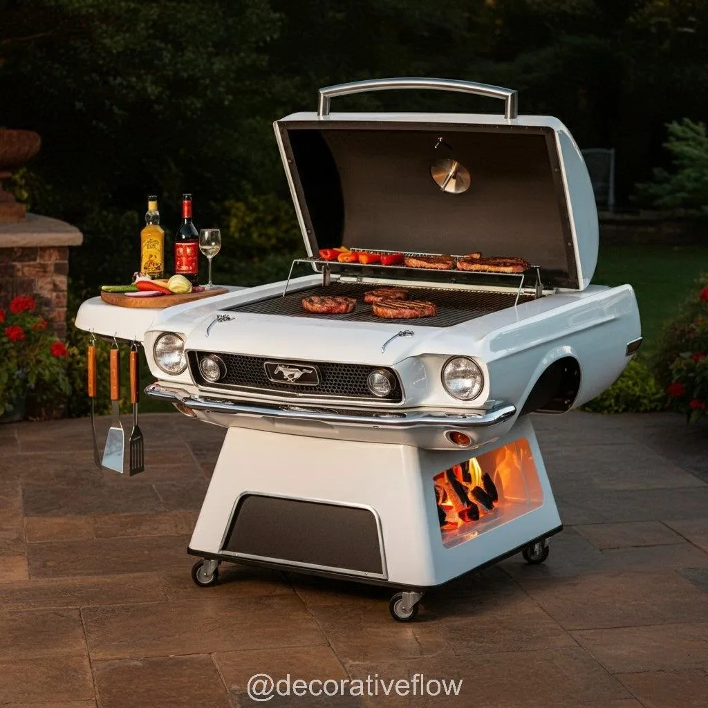 Grill with Power: Unleash the Mustang Inspired Grill for Your Ultimate Cookout