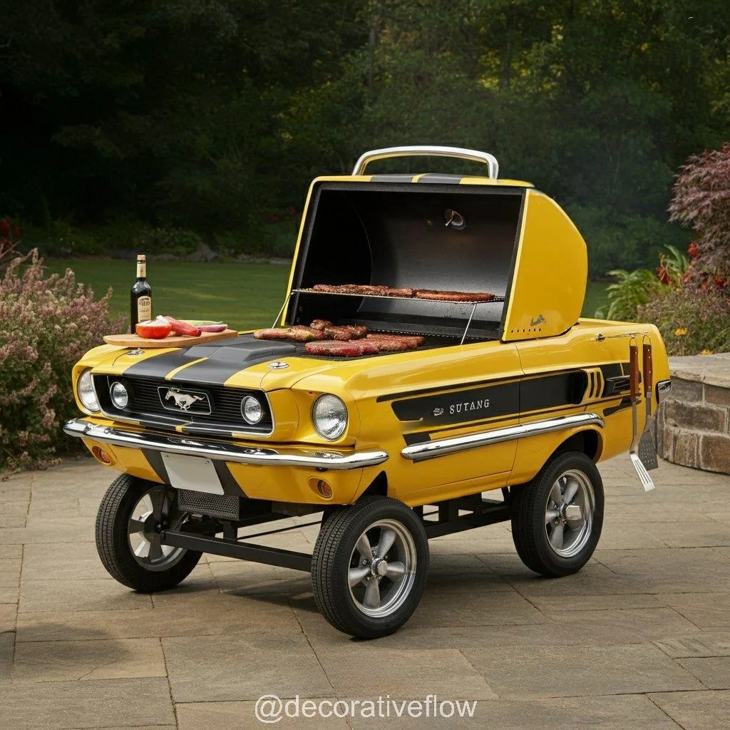 Grill with Power: Unleash the Mustang Inspired Grill for Your Ultimate Cookout