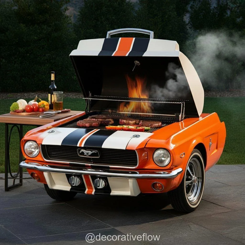 Grill with Power: Unleash the Mustang Inspired Grill for Your Ultimate Cookout