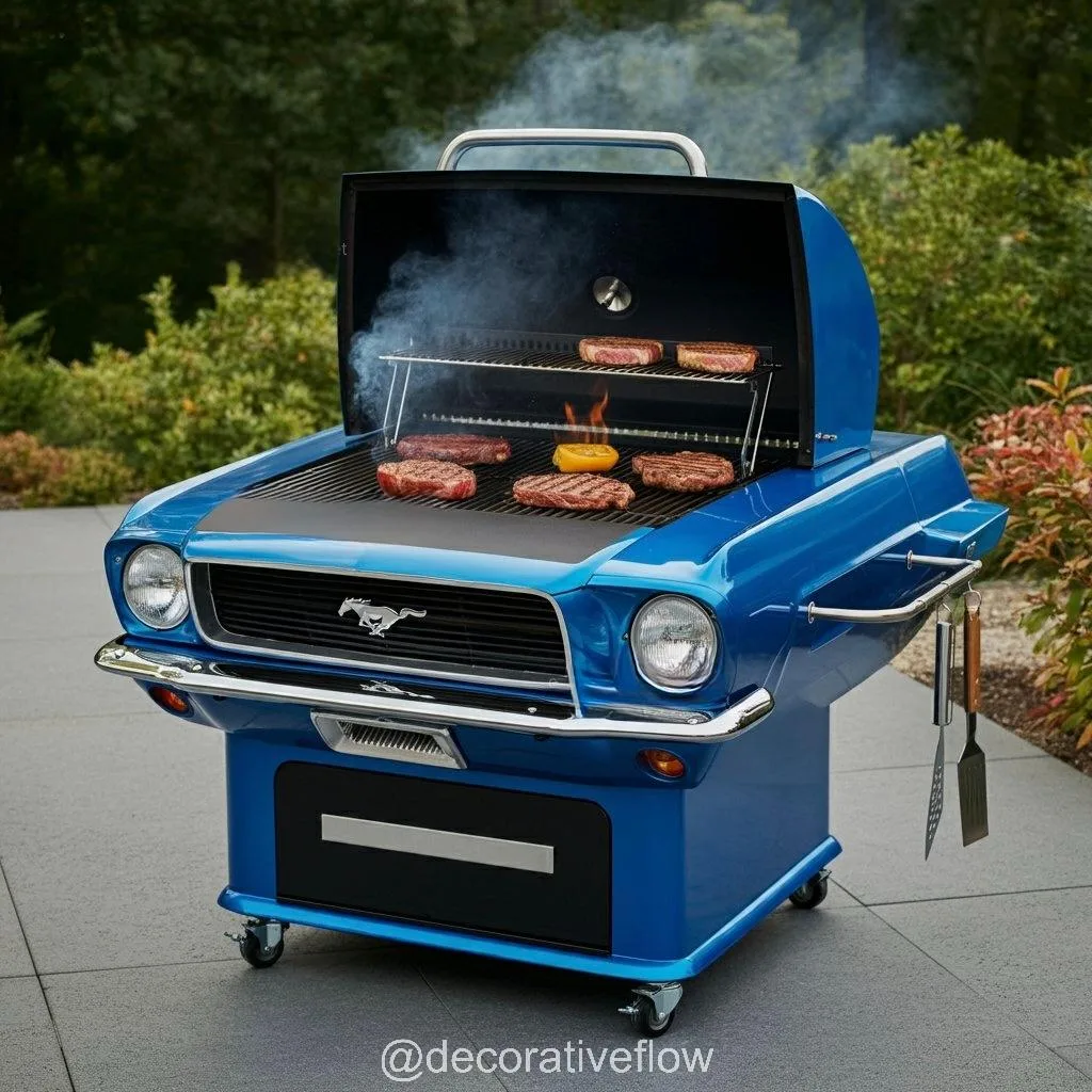 Grill with Power: Unleash the Mustang Inspired Grill for Your Ultimate Cookout