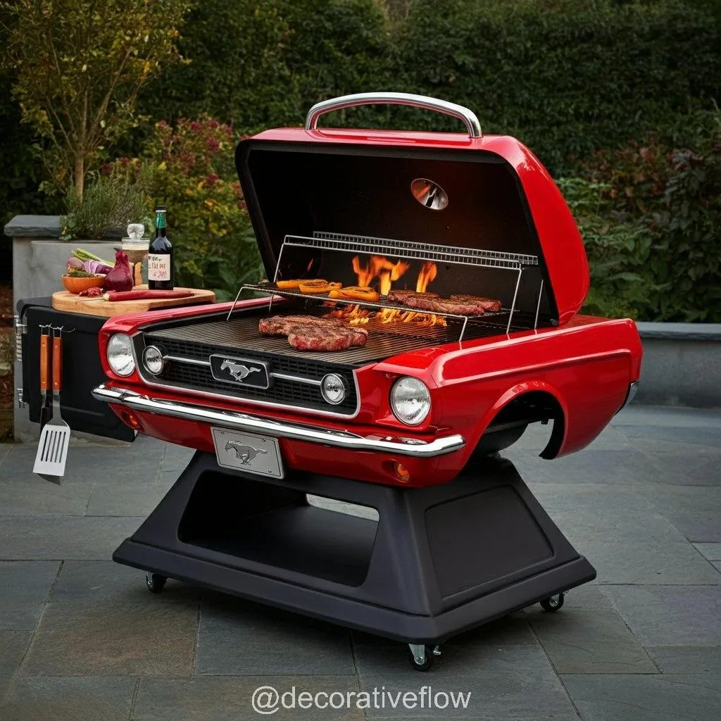 Grill with Power: Unleash the Mustang Inspired Grill for Your Ultimate Cookout