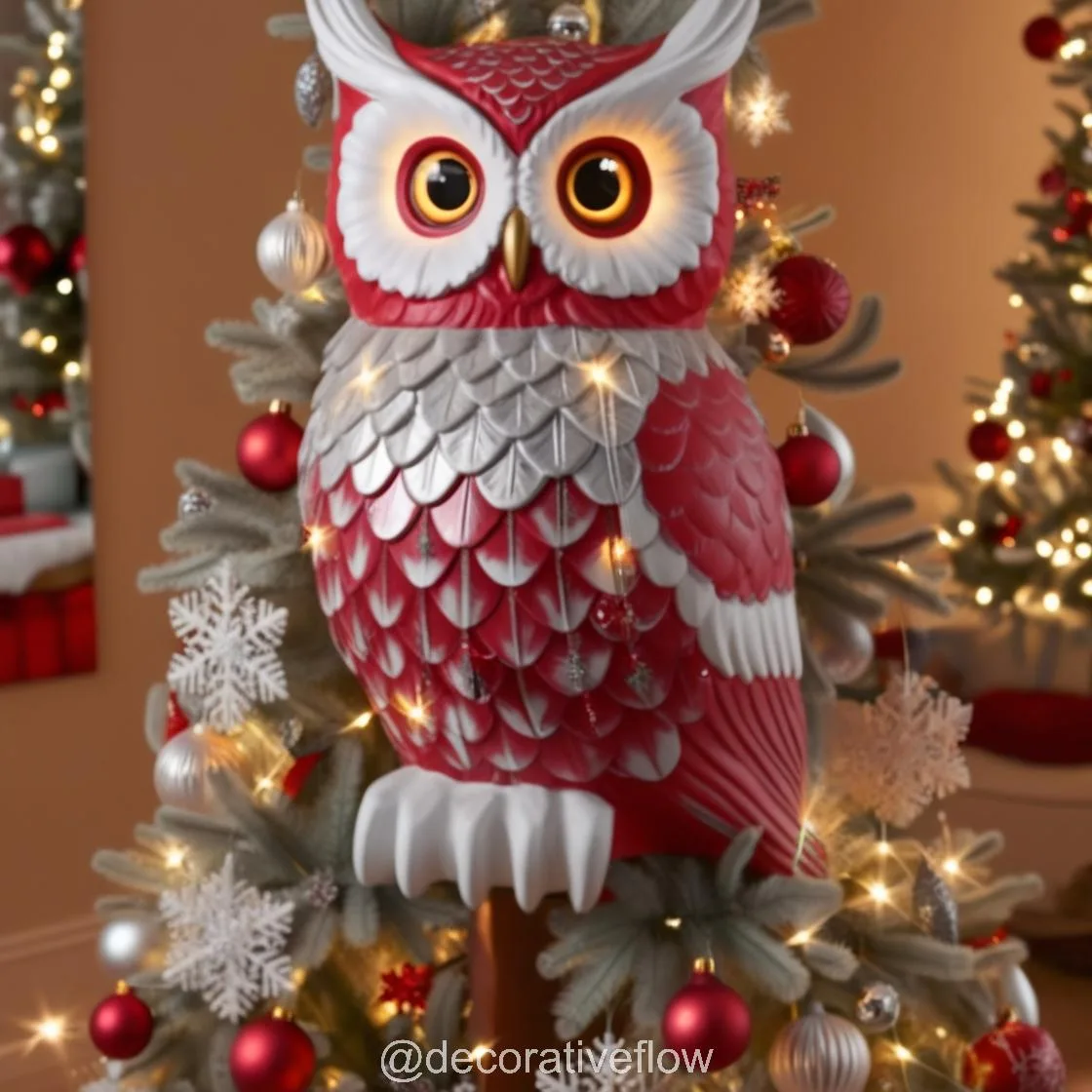 Owl Christmas Tree: A Whimsical Blend of Nature and Holiday Magic