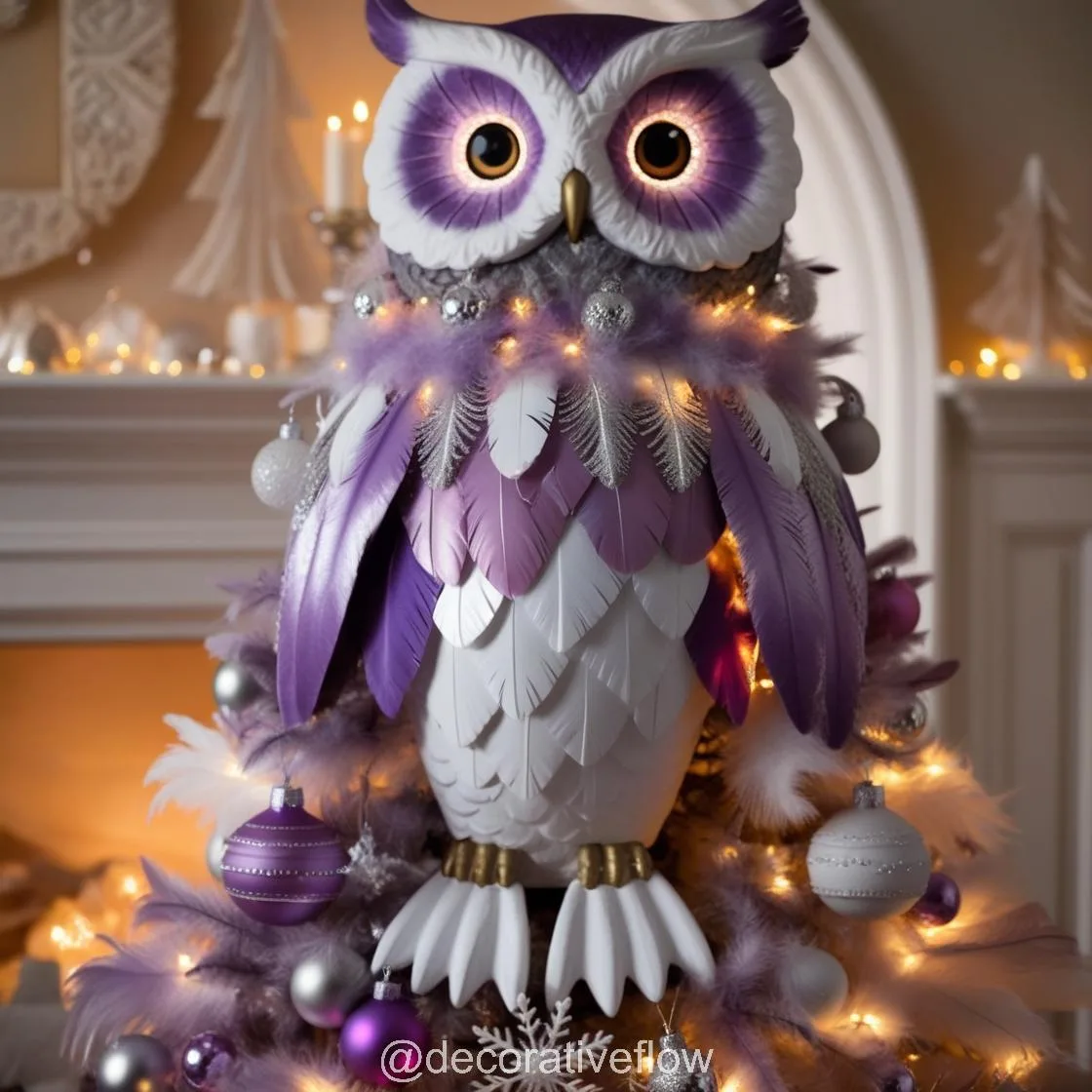 Owl Christmas Tree: A Whimsical Blend of Nature and Holiday Magic