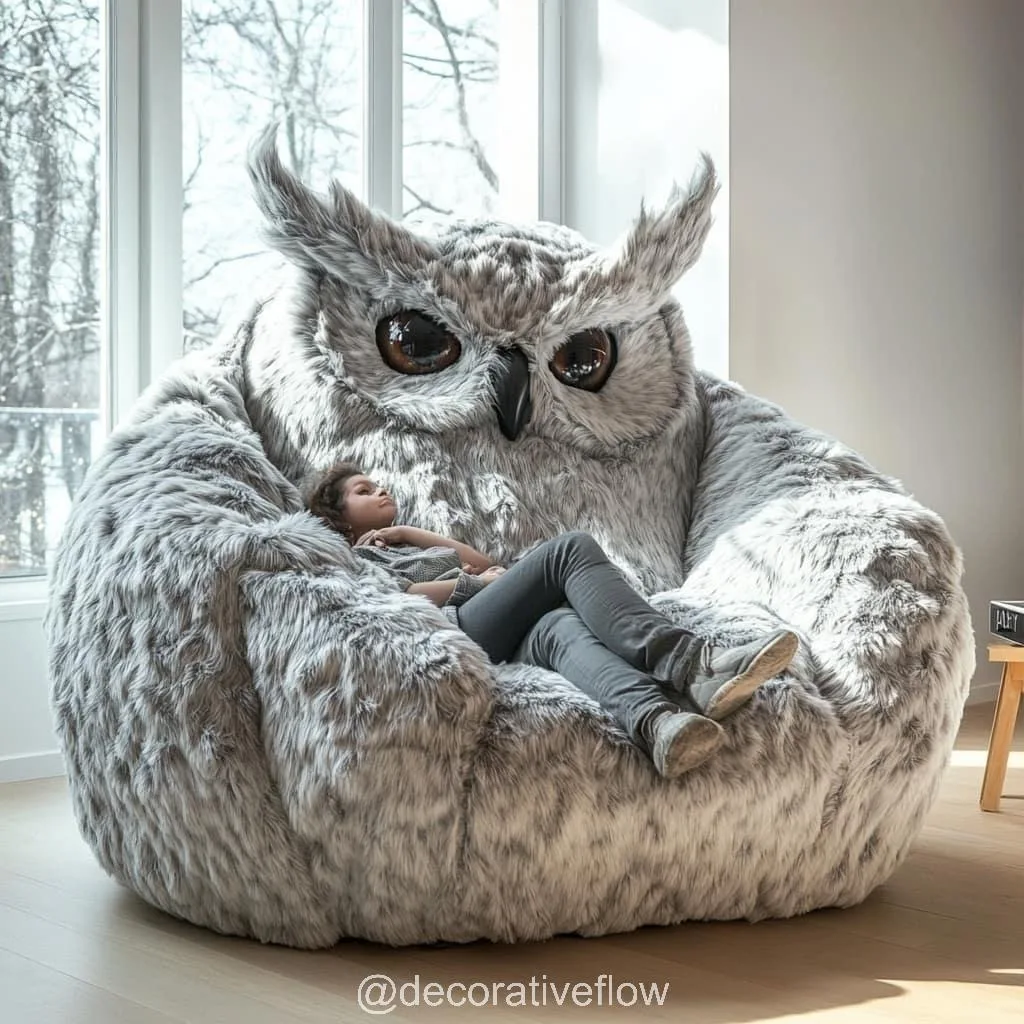 Owl Fur Loungers: Experience Comfort Inspired by Nature’s Silent Guardian