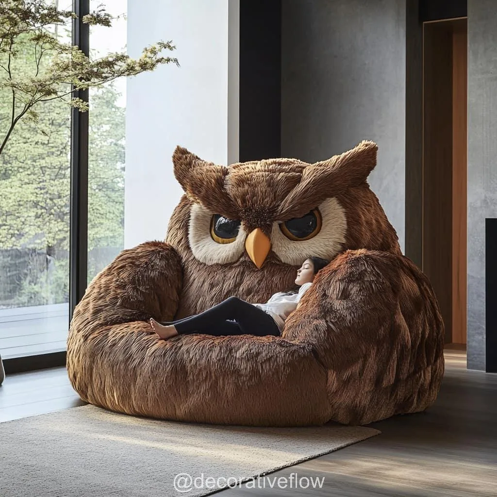 Owl Fur Loungers: Experience Comfort Inspired by Nature’s Silent Guardian