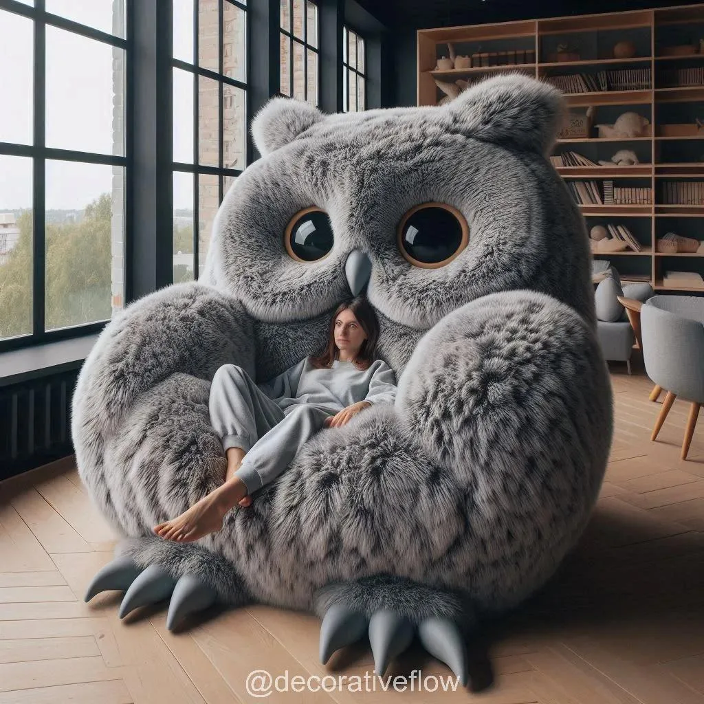 Owl Fur Loungers: Experience Comfort Inspired by Nature’s Silent Guardian