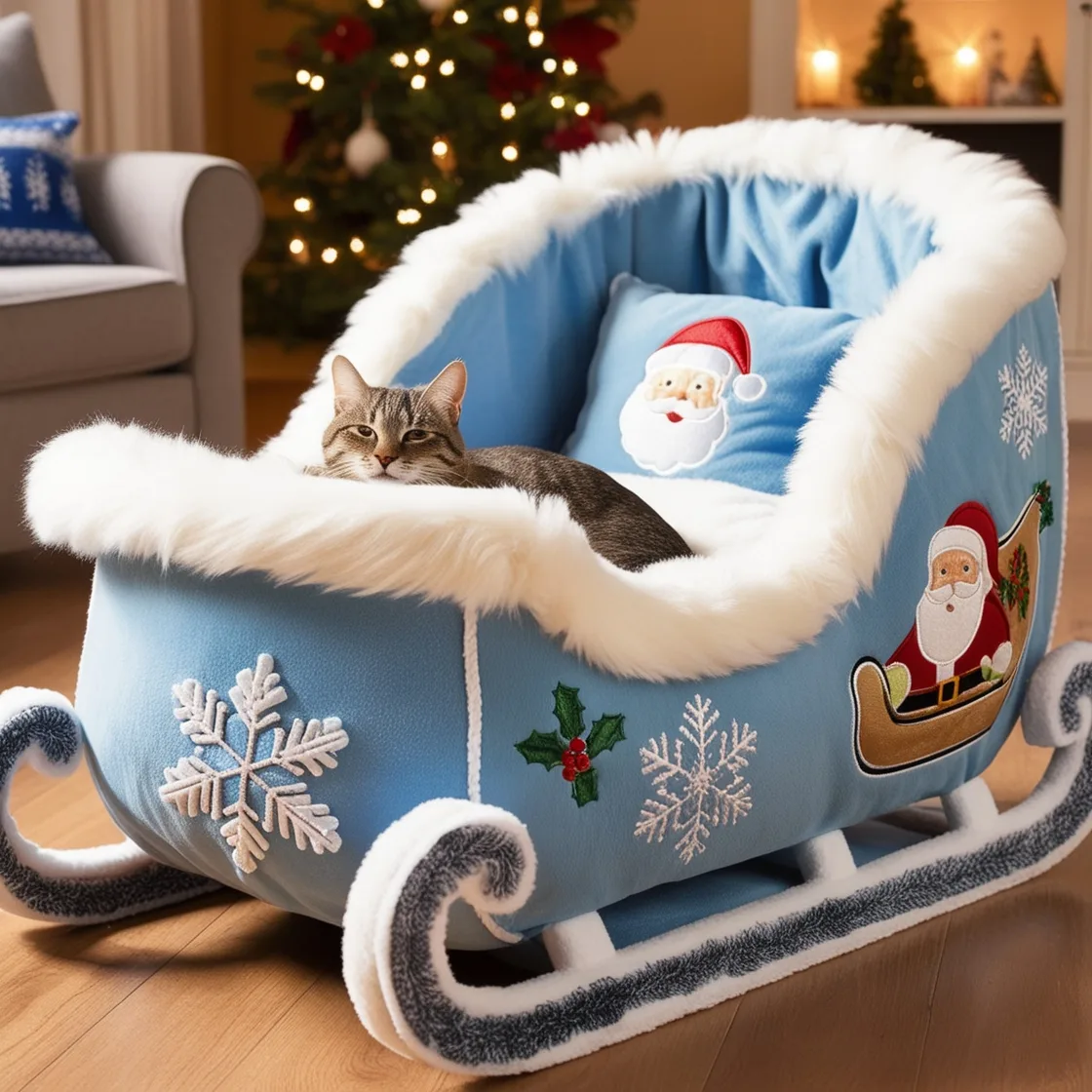 Ride into Relaxation: Give Your Cat the Ultimate Nap Spot with Sleigh Cat Beds