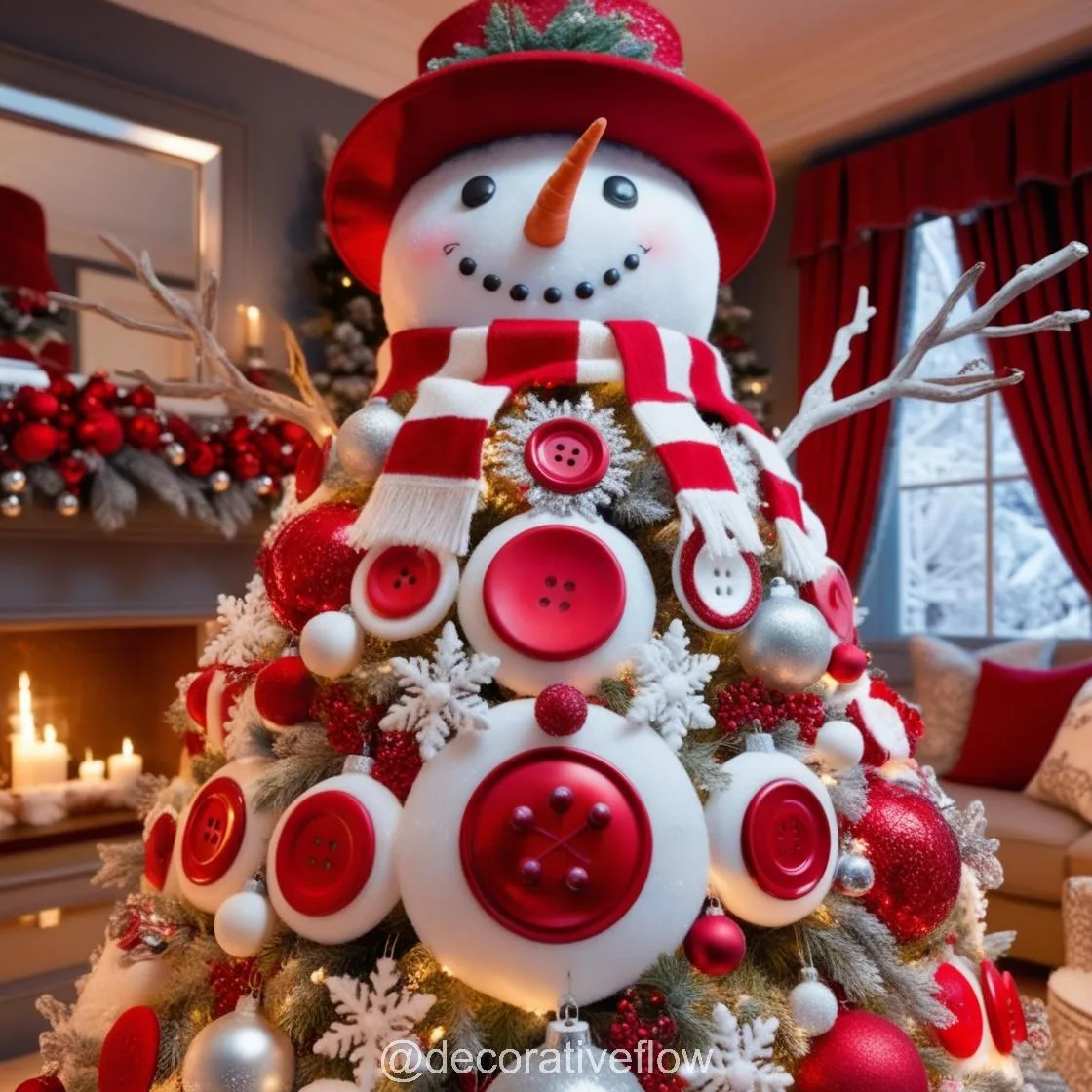 Snowman Christmas Tree: Bringing Winter Wonderland Magic into Your Home