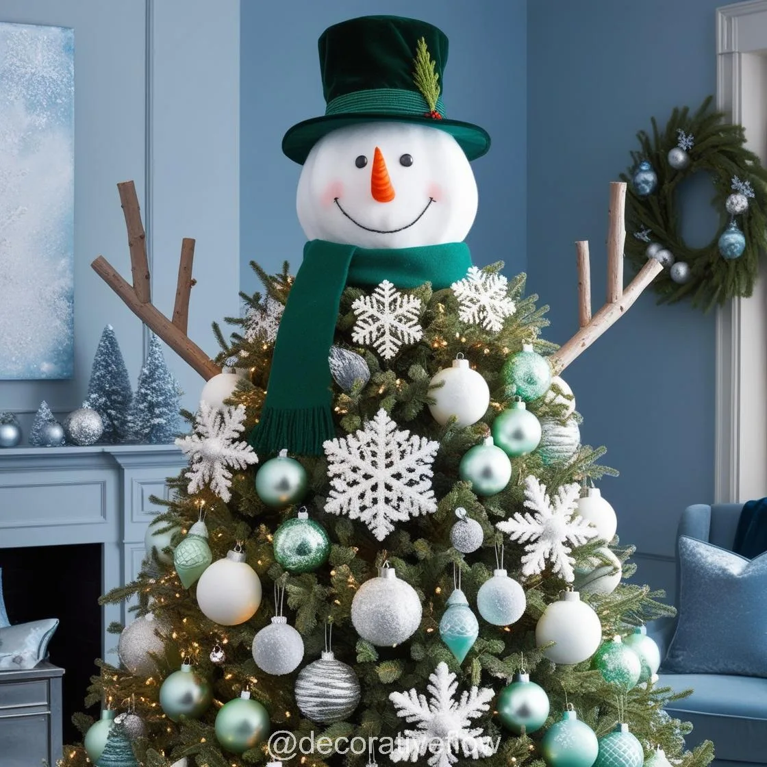 Snowman Christmas Tree: Bringing Winter Wonderland Magic into Your Home