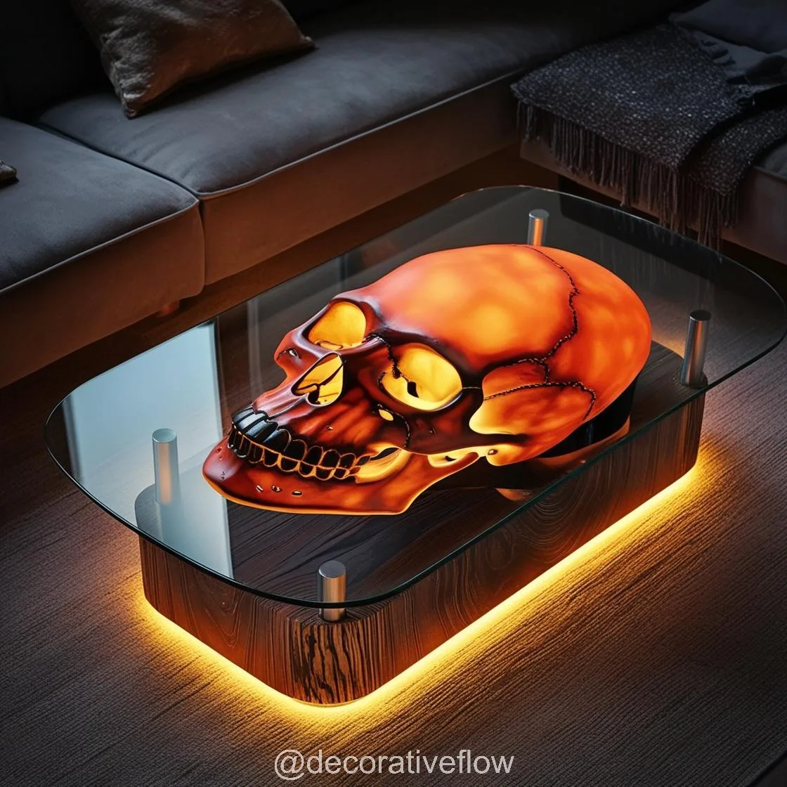 Bold and Unique: Transform Your Space with a Table Skull Design