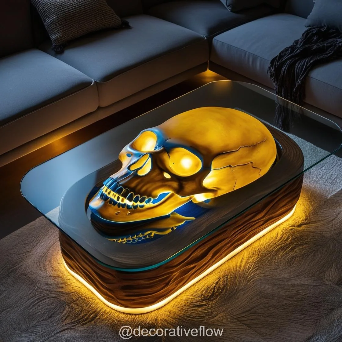 Bold and Unique: Transform Your Space with a Table Skull Design