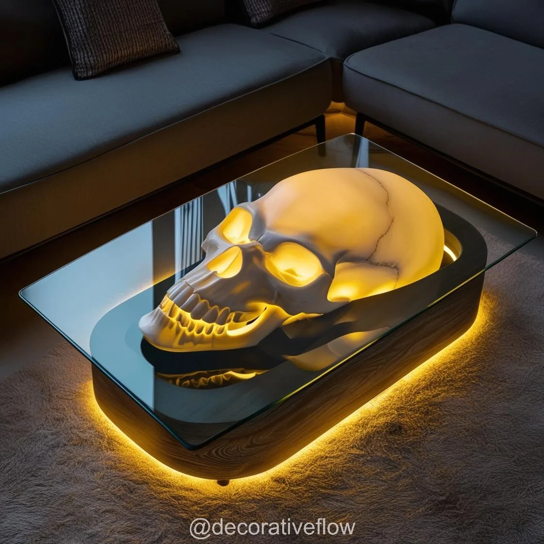 Bold and Unique: Transform Your Space with a Table Skull Design