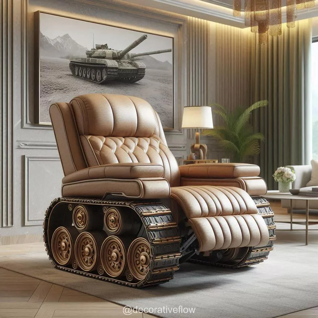 2. Design Features of Tank Recliner Chairs