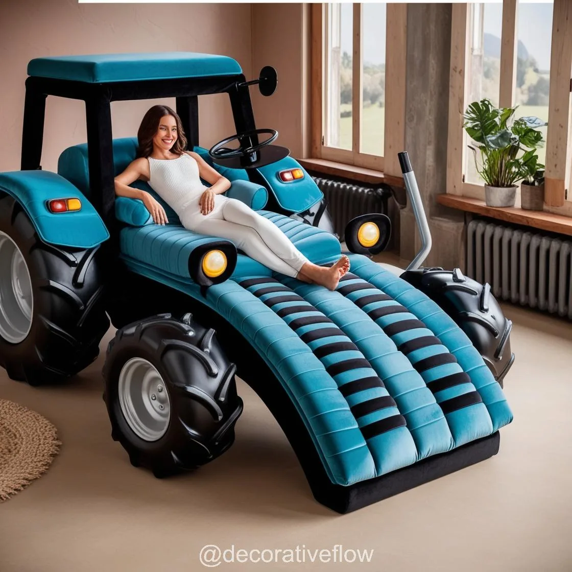 Tractor Lounger: Where Rustic Charm Meets Ultimate Comfort