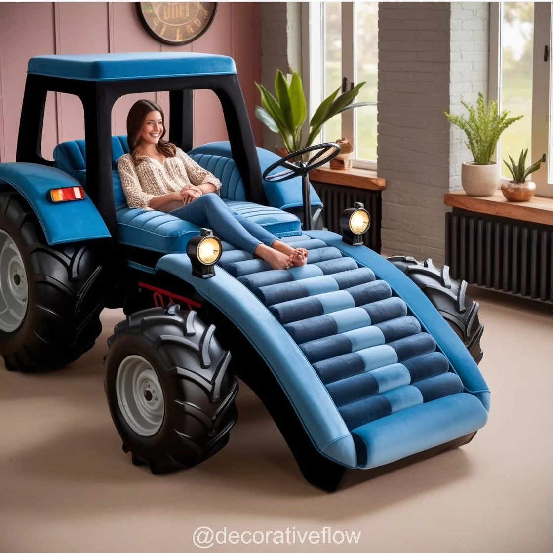 Tractor Lounger: Where Rustic Charm Meets Ultimate Comfort