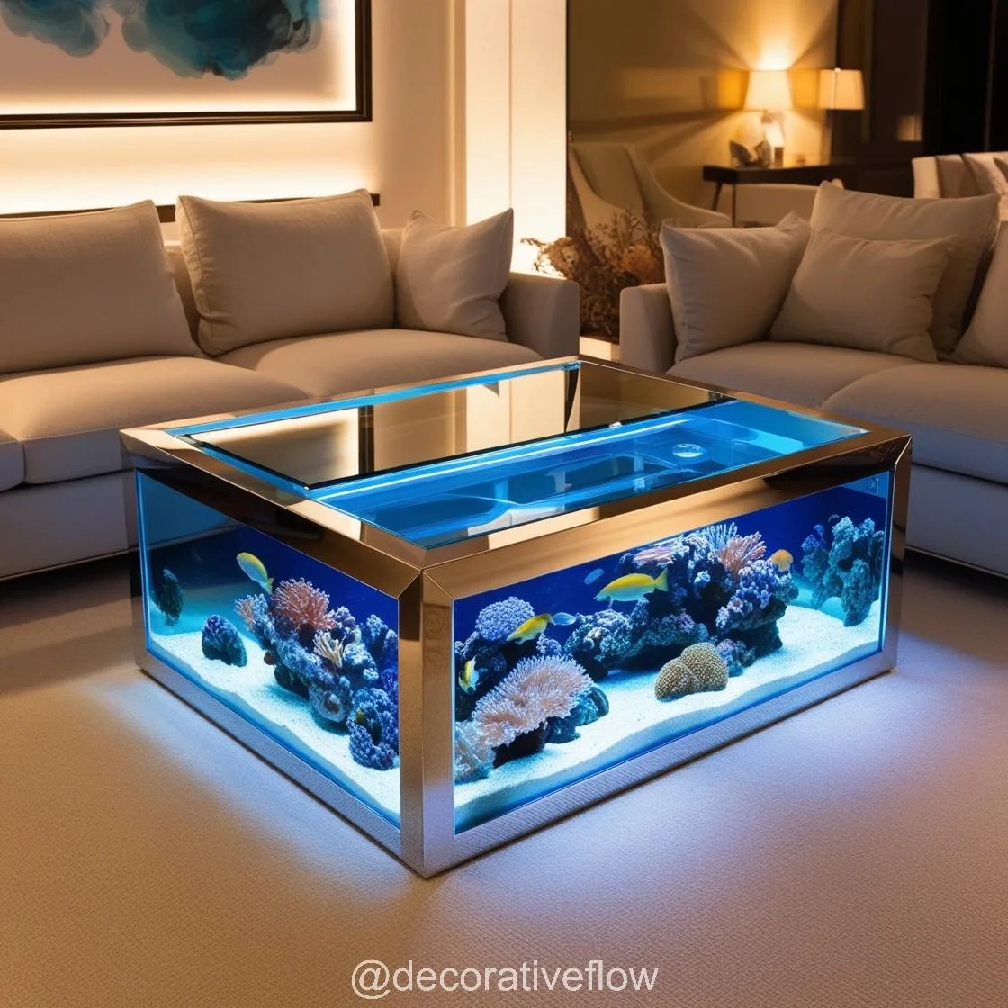 Aquarium Coffee Tables: The Perfect Centerpiece for Style and Relaxation