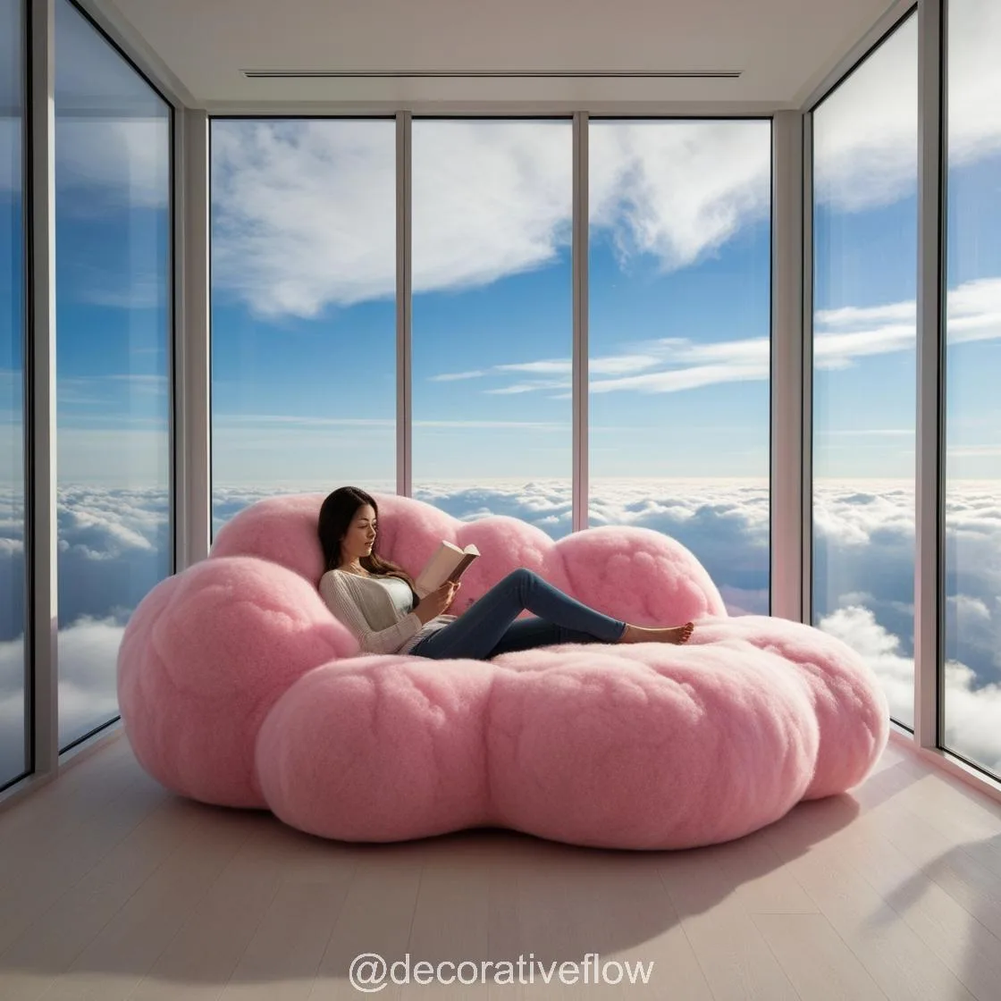 Relax in Style: The Ultimate Comfort of a Cloud-Shaped Couch