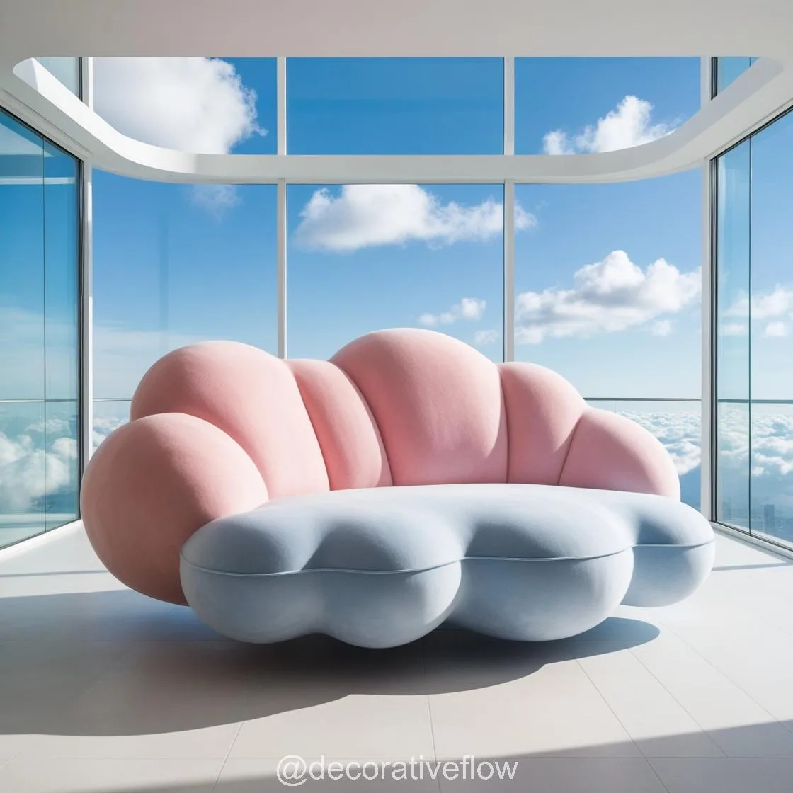 Relax in Style: The Ultimate Comfort of a Cloud-Shaped Couch