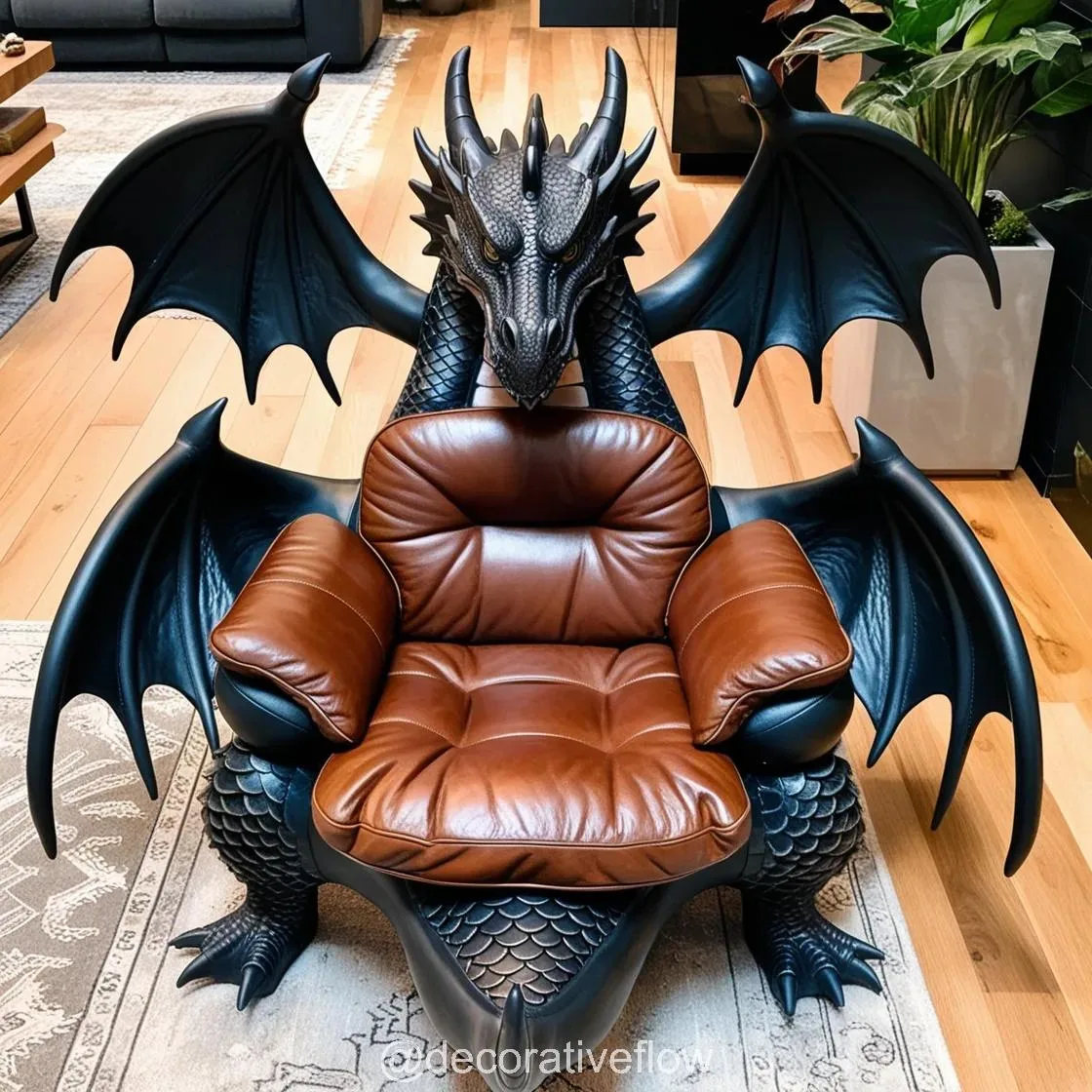 Transform Your Space with the Bold and Striking Dragon Chair Design