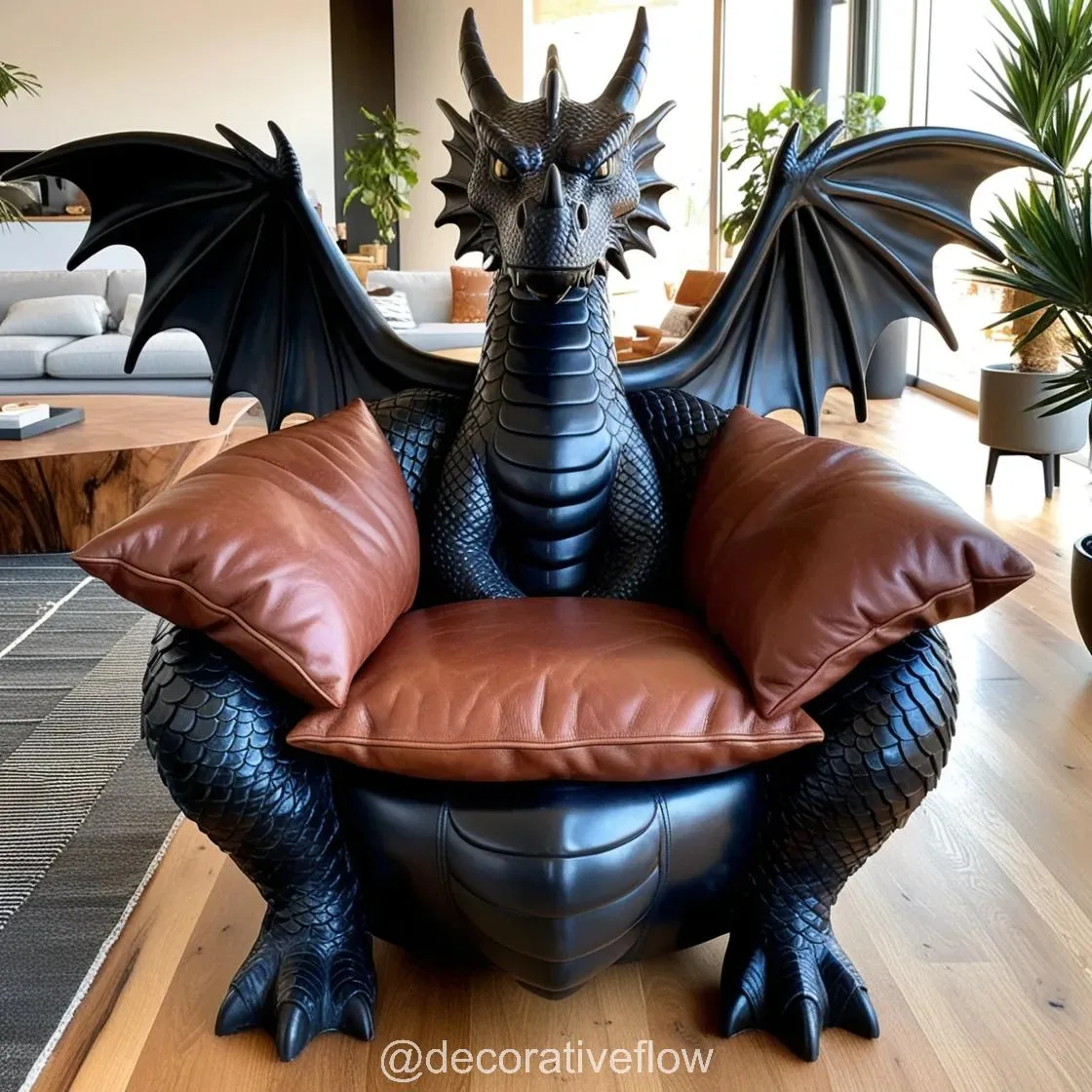 Transform Your Space with the Bold and Striking Dragon Chair Design