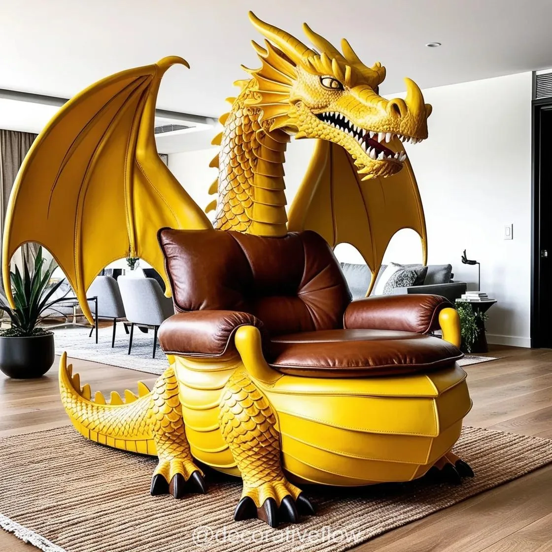 Transform Your Space with the Bold and Striking Dragon Chair Design