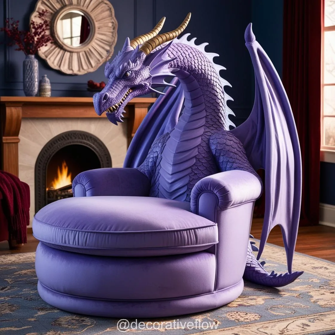 Transform Your Space with the Bold and Striking Dragon Chair Design