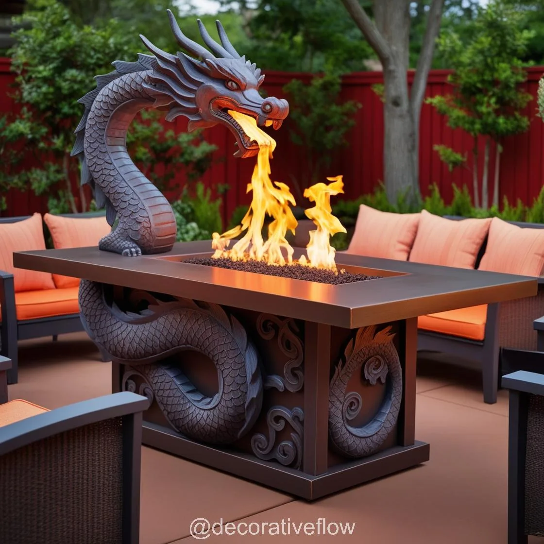 Bring Fantasy to Life: The Bold Design of Dragon Fire Tables for Ultimate Outdoor Luxury