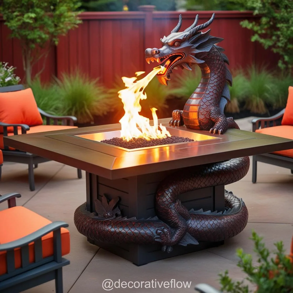 Bring Fantasy to Life: The Bold Design of Dragon Fire Tables for Ultimate Outdoor Luxury