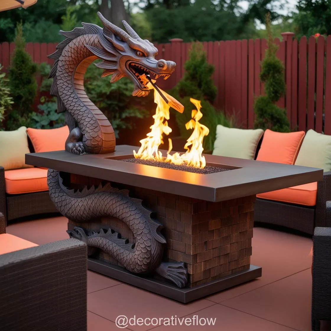 Bring Fantasy to Life: The Bold Design of Dragon Fire Tables for Ultimate Outdoor Luxury