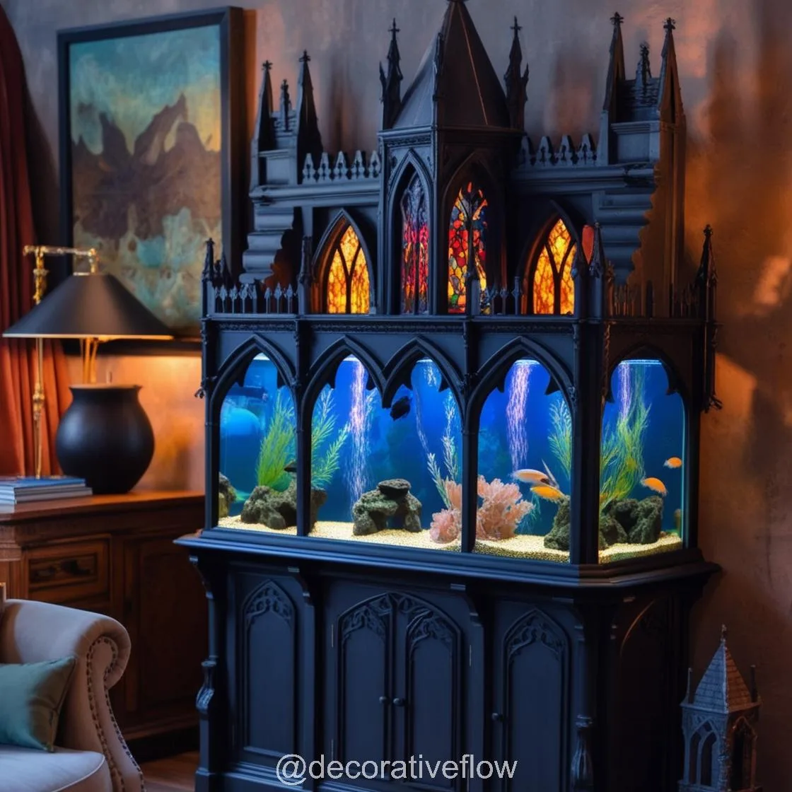 Gothic Aquariums: A Dark and Enchanting Twist on Aquarium Design