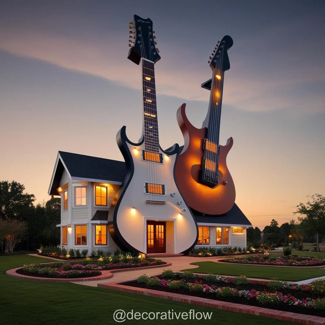 The Guitar Shaped House: A Symphony of Creativity and Design