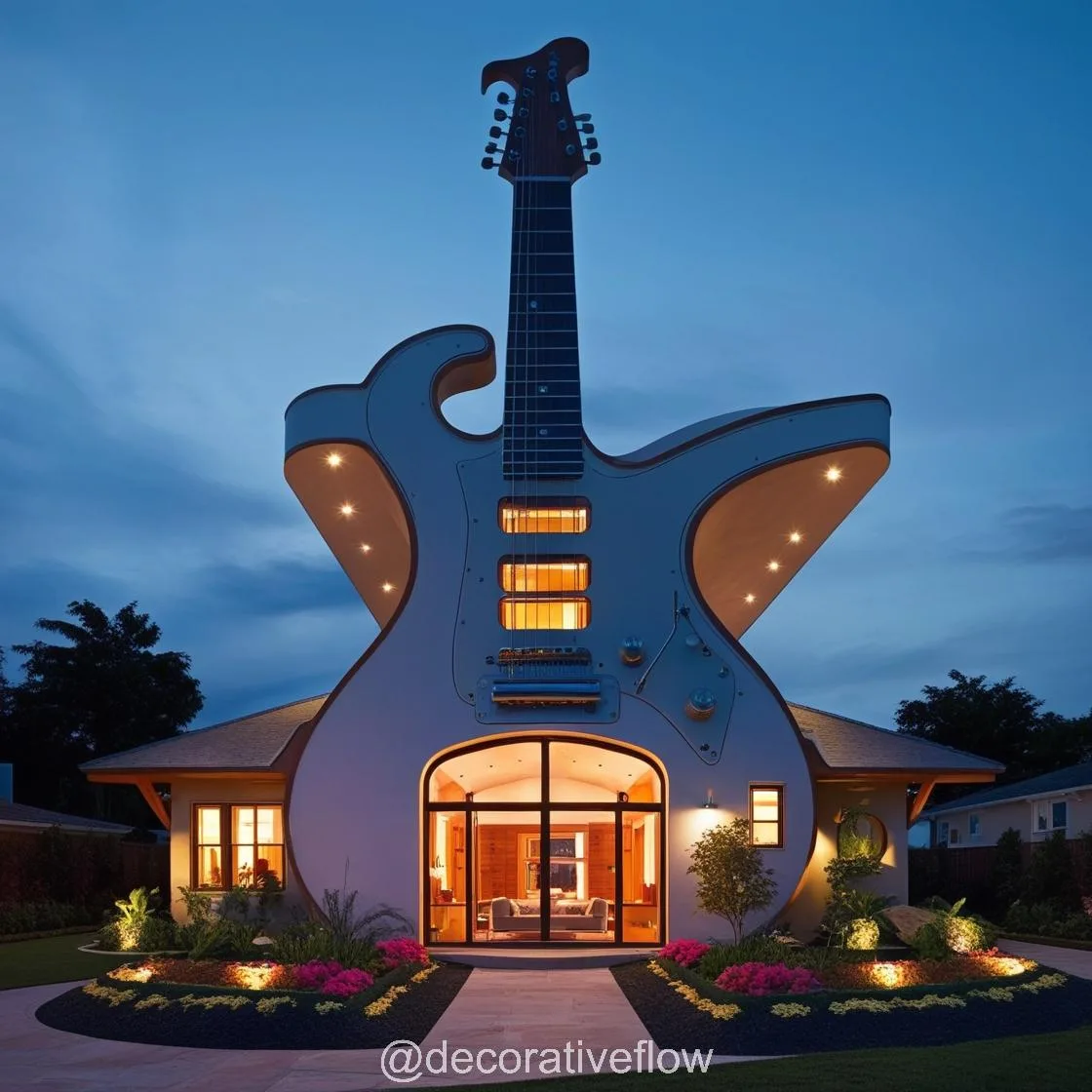 The Guitar Shaped House: A Symphony of Creativity and Design