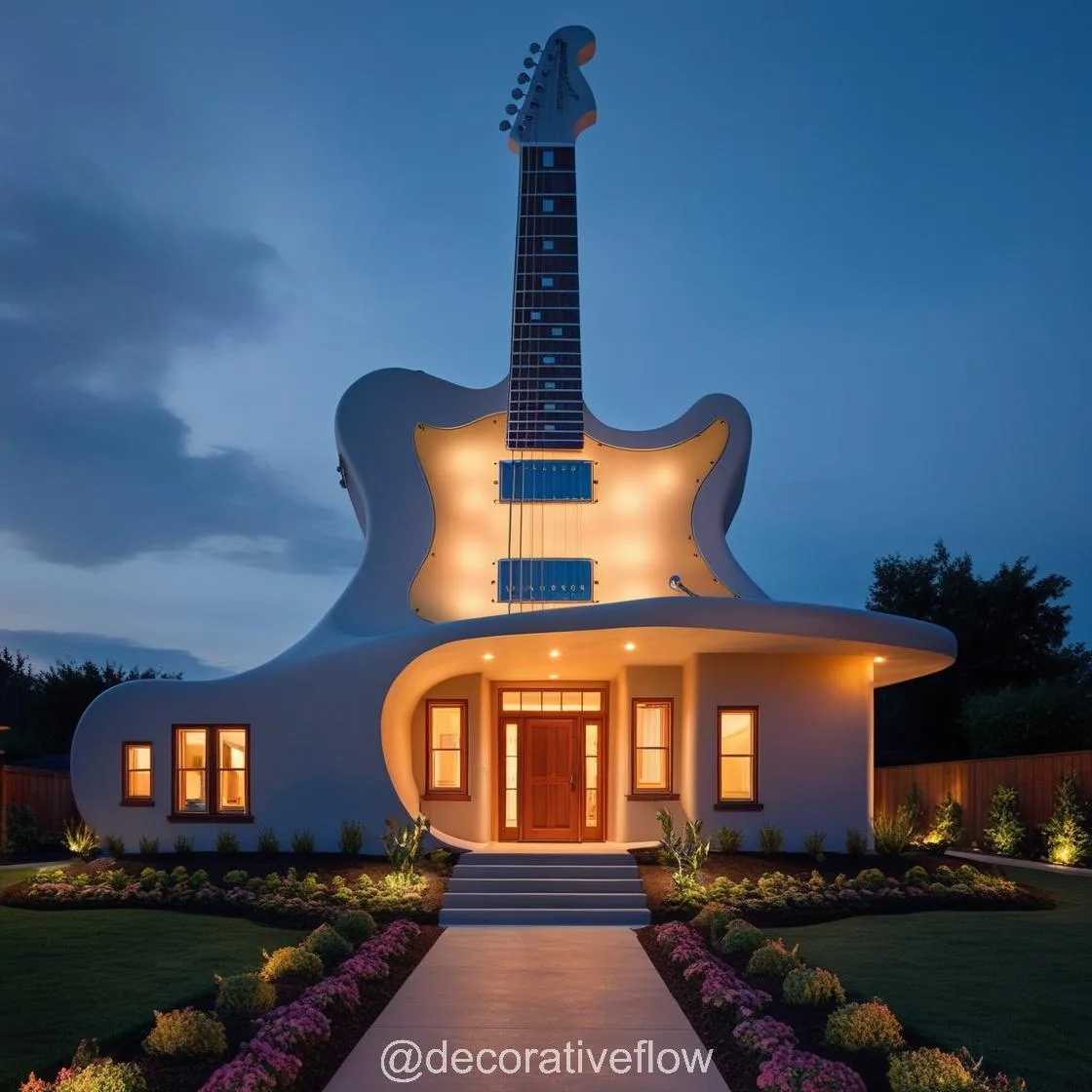 The Guitar Shaped House: A Symphony of Creativity and Design