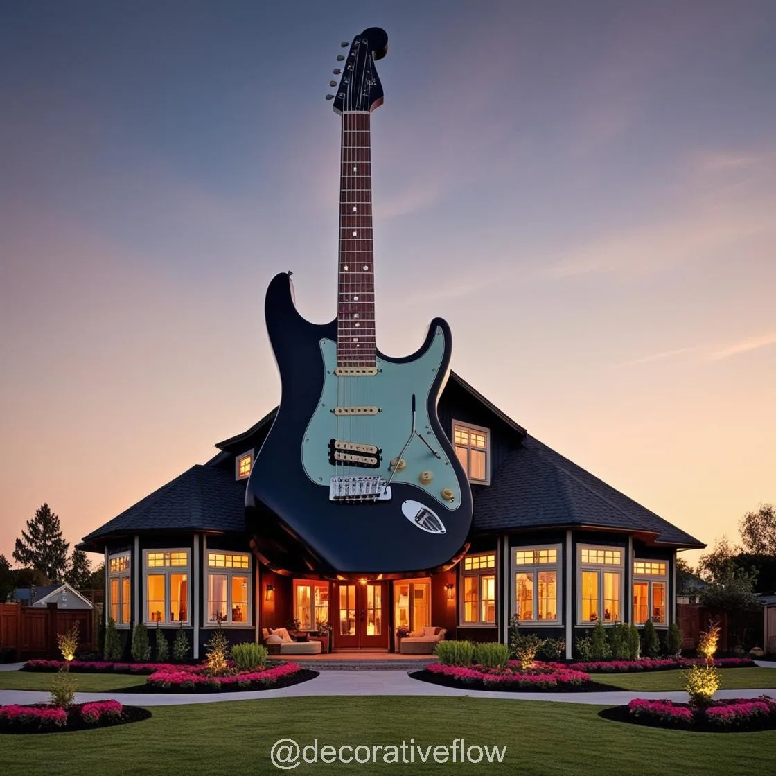 The Guitar Shaped House: A Symphony of Creativity and Design