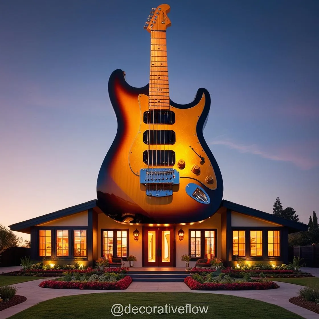 The Guitar Shaped House: A Symphony of Creativity and Design